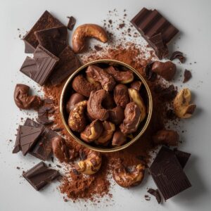 flavored cashew nuts chocolate