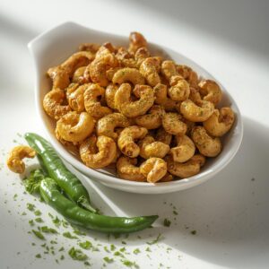 flavored cashew nuts green chilli
